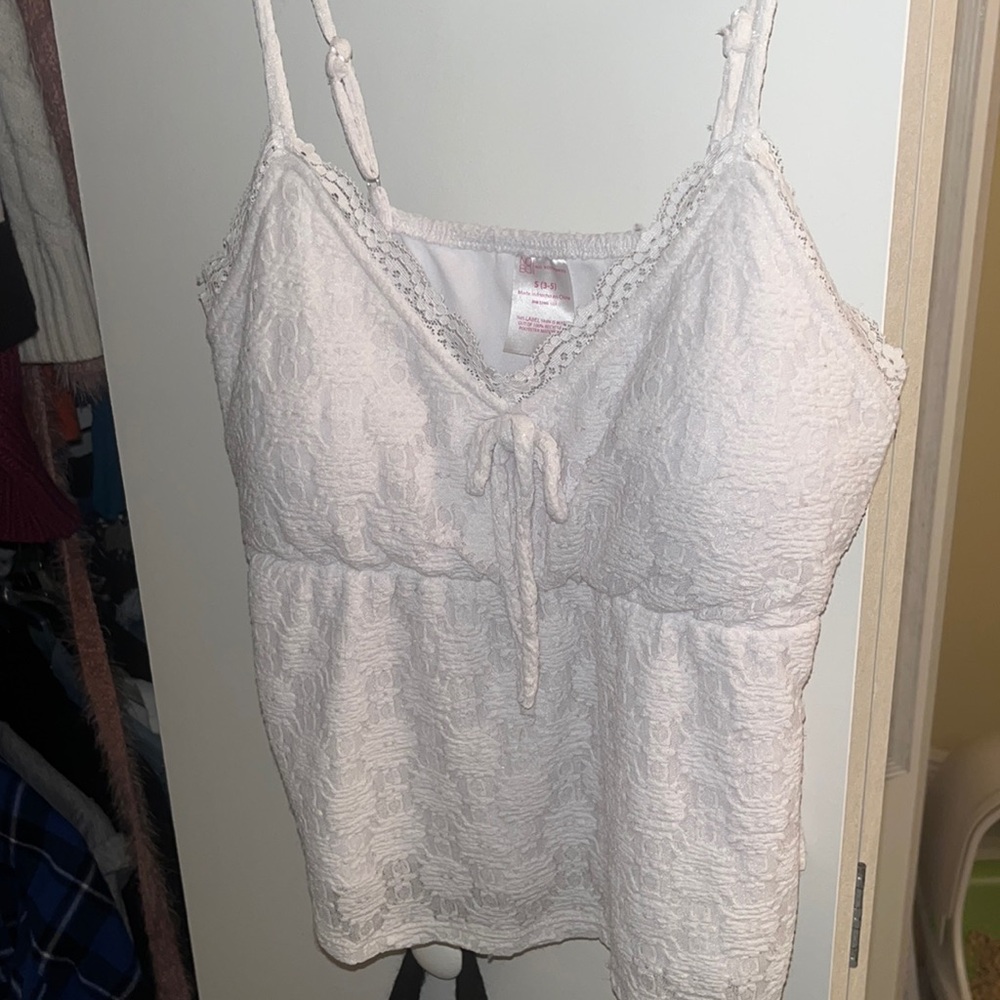 white babydoll top